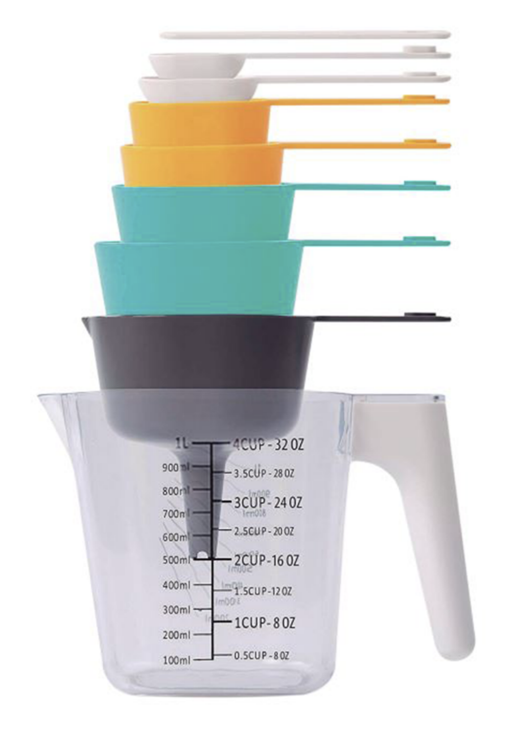 Creative Cooking 9 Piece Measuring Cup Set